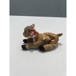 Ty Beanie Baby Whisper The Fawn 1997 5th Generation Hang Tag TAG ERRORS